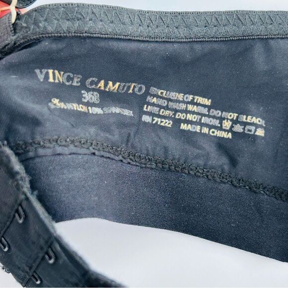 Vince Camuto black soft cup wireless lightly lined bra size 36B - Picture 3 of 4